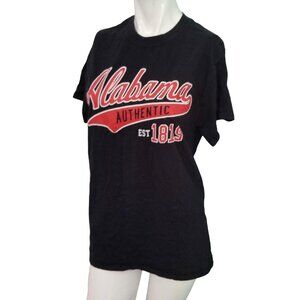 Alabama Crimson Tide Shirt Womens Sz Small Black & Red Est. 1819
